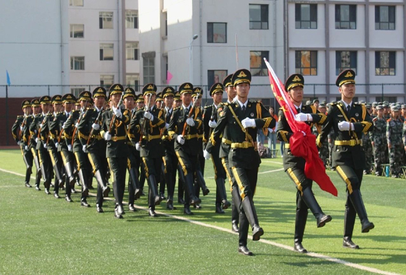內蒙古師范大學鴻德學院2019級新生軍訓今日開營，參訓人數創歷史新高