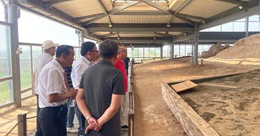 周玉樹院長(zhǎng)一行赴石峁遺址考察調(diào)研